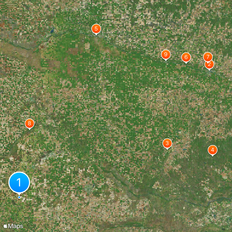 Ogallala-Aquifer Karte