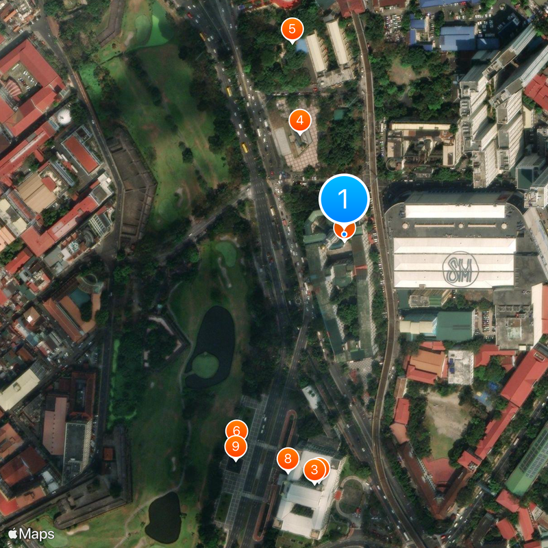 Manila City Hall Mapa