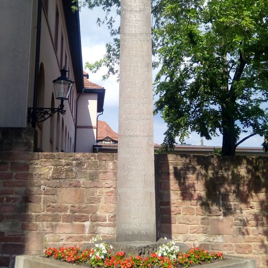 Kriegerdenkmal 1. Weltkrieg Buchen