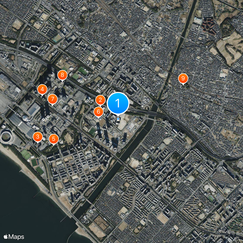 Chiba Prefectural Makuhari Sohgoh High School Map