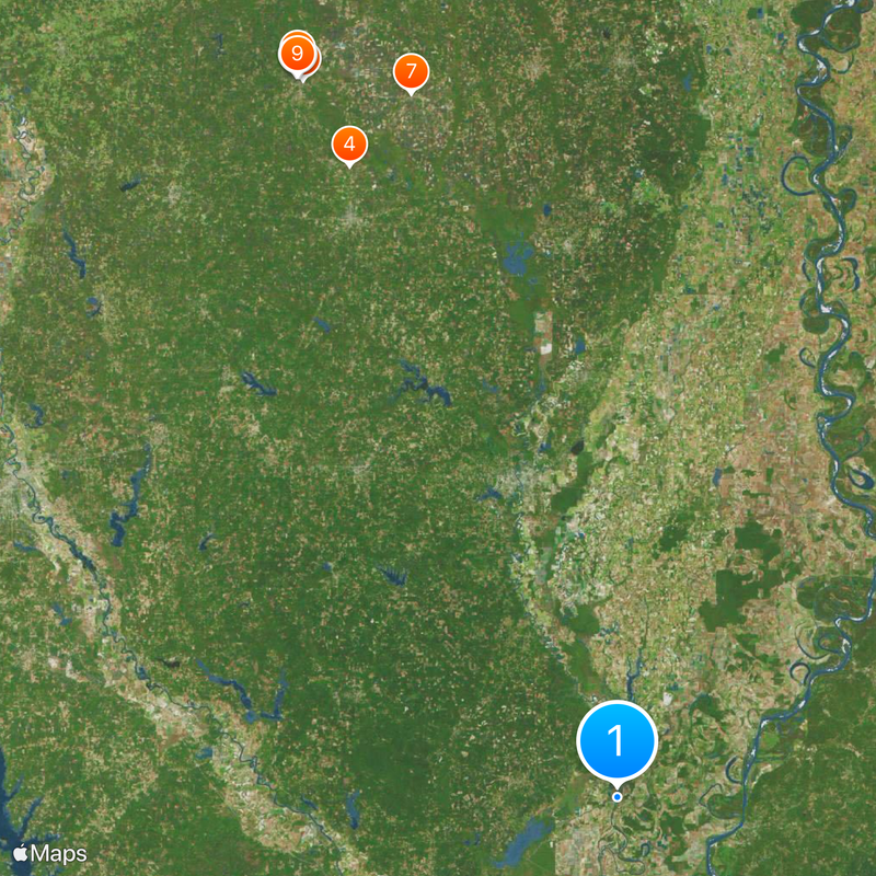 Ouachita River Map