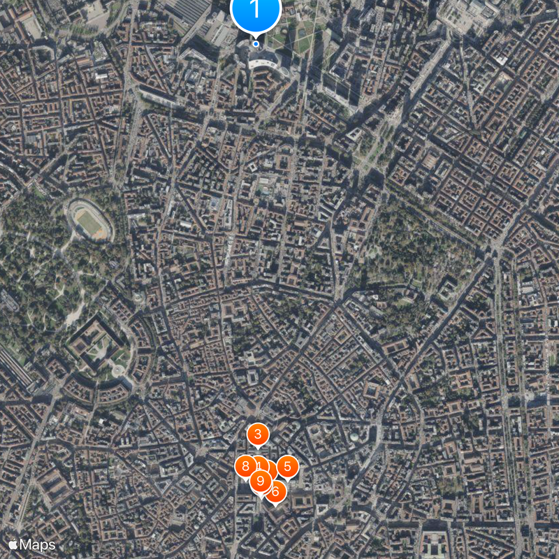 Torre UniCredit Mappa