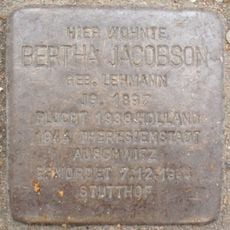 Stolperstein dedicated to Bertha Jacobson