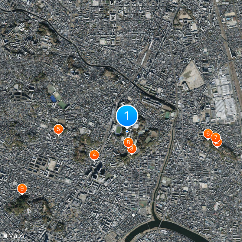 Keio Senior High School Mapa