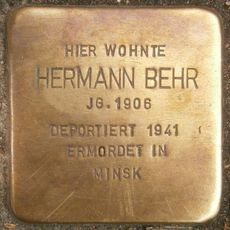 Stolperstein à la mémoire de Hermann Behr