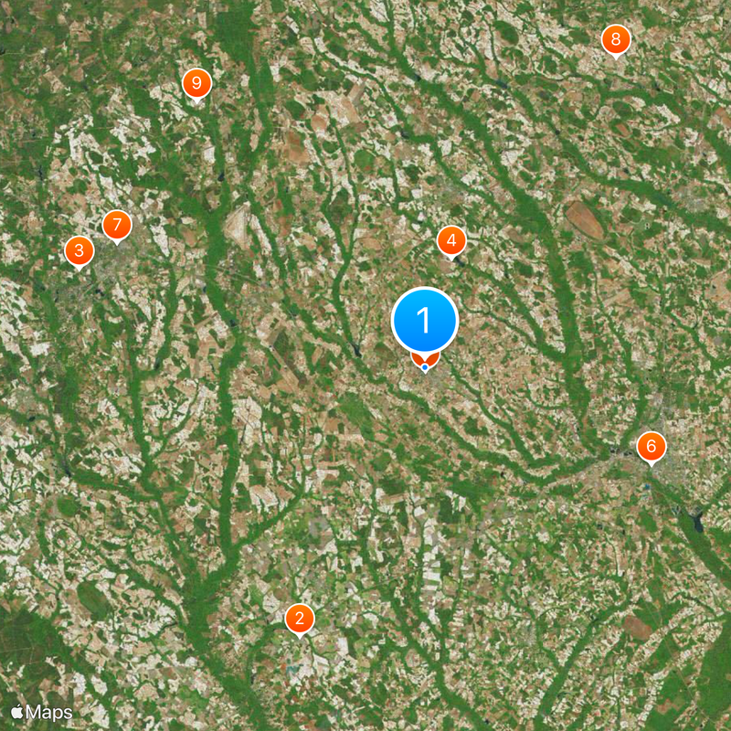University of North Carolina at Pembroke Map