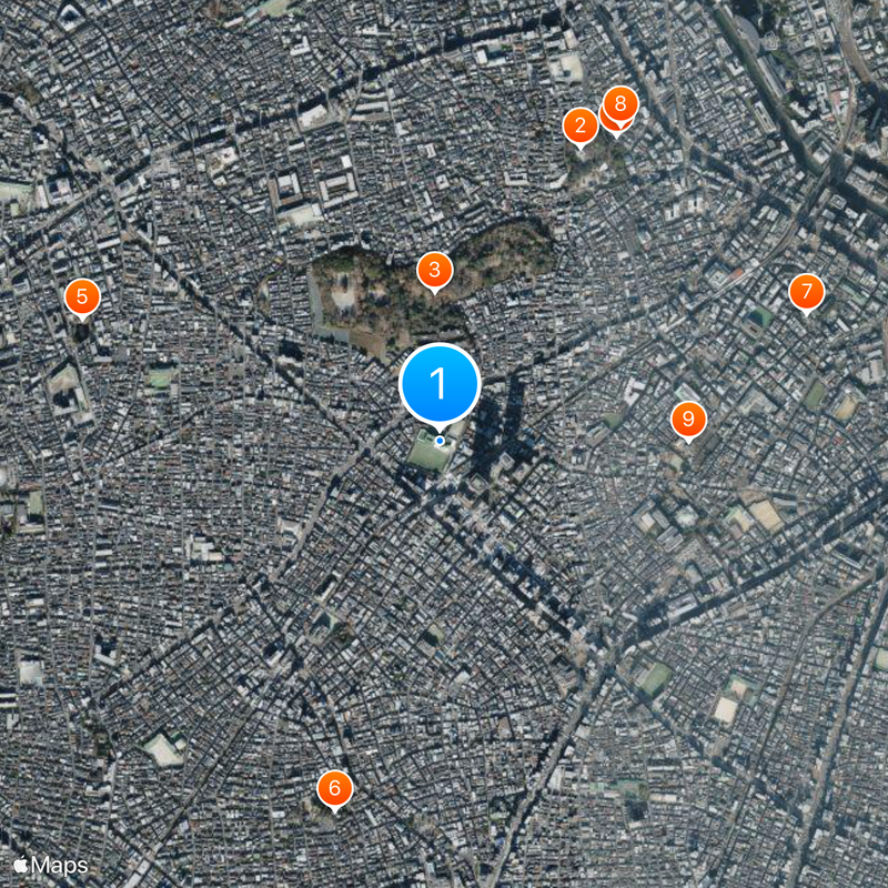 Tokyo Metropolitan Koyamadai Senior High School Map