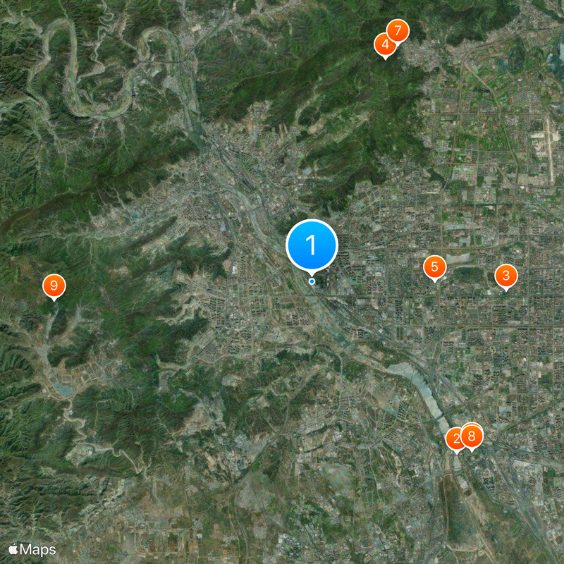 Big Air Shougang Map