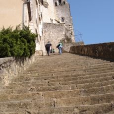 Parvis et escaliers de la cité religieuse de Rocamadour