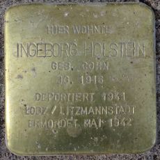 Stolperstein à la mémoire d’Ingeborg Holstein