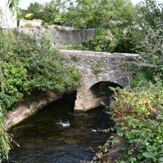Footbridge Over Washford River Adjacent To Waterloo Cottages