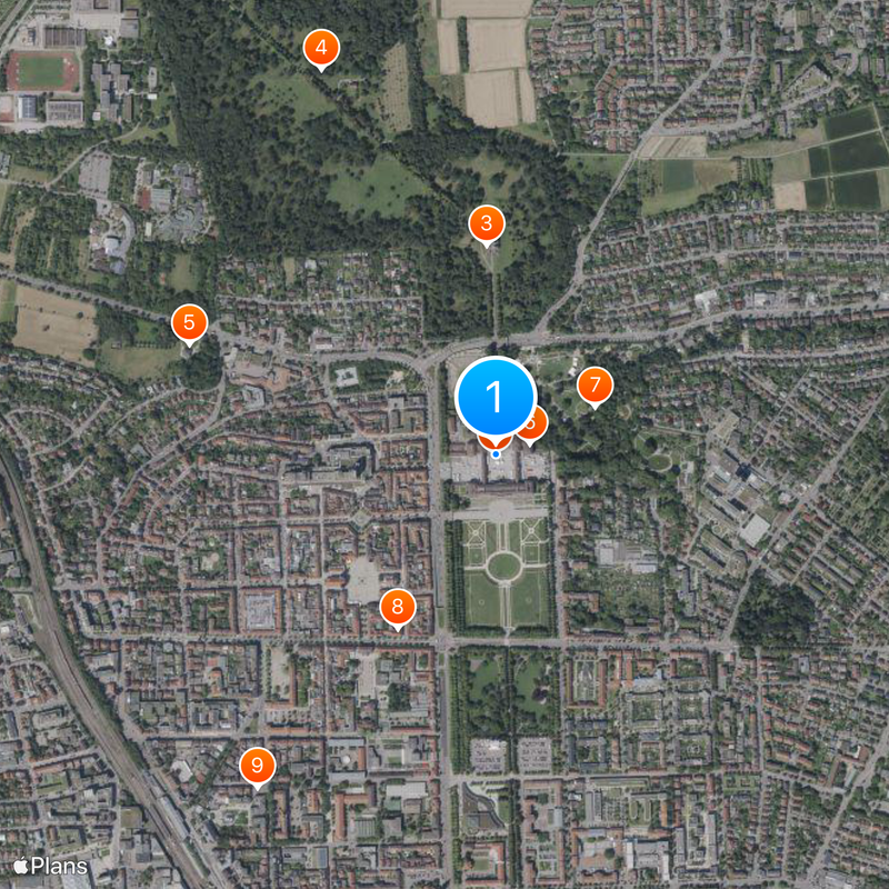 Palacio de Ludwigsburg Mapa