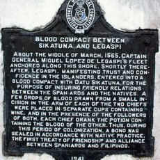 Blood Compact Between Sikatuna and Legaspi historical marker