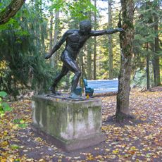 Borghese Gladiator statue (Pavlovsk park)