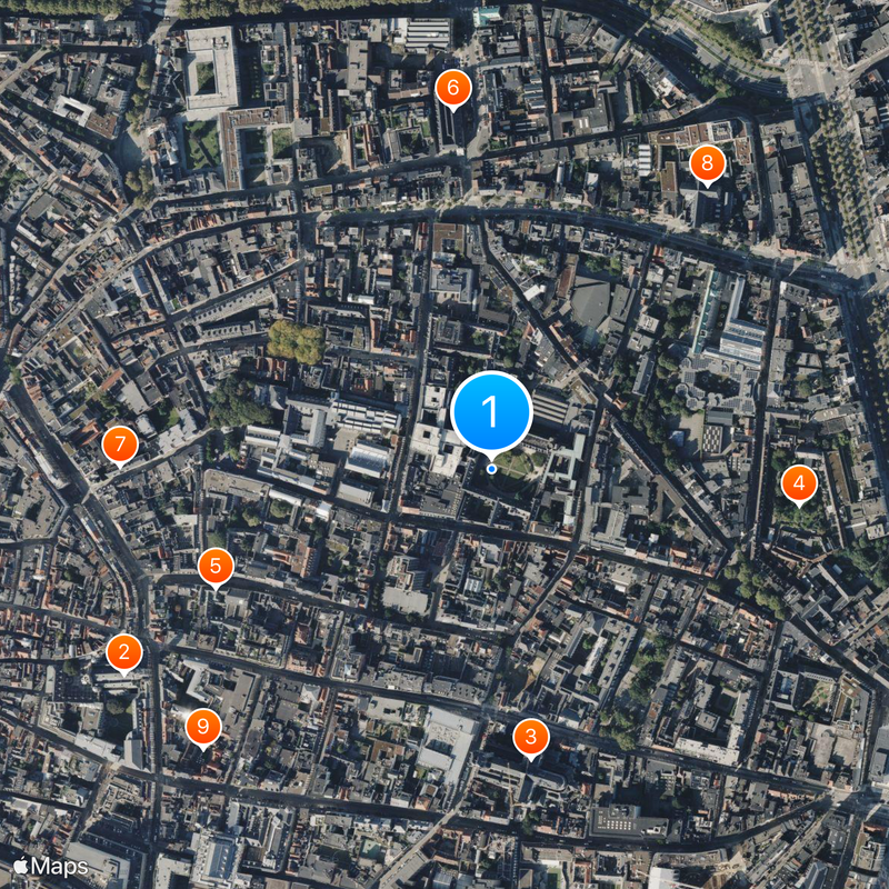 University of Antwerp Map
