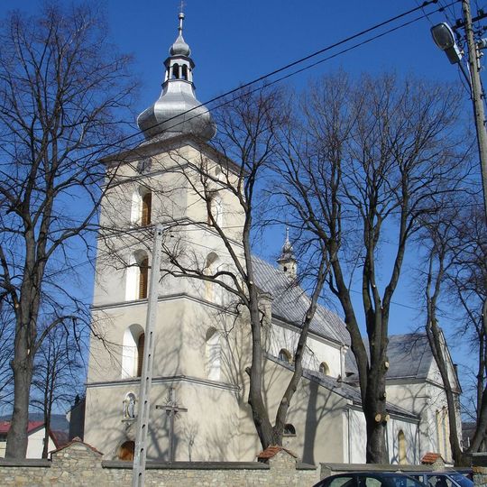 Saints John and Michael church in Łącko