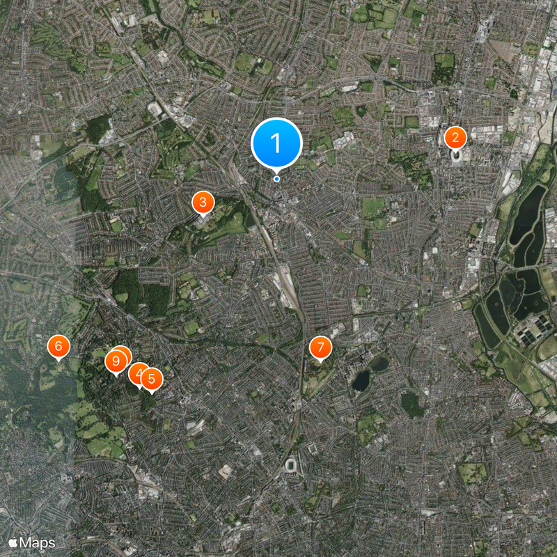 Borough londonien de Haringey Carte