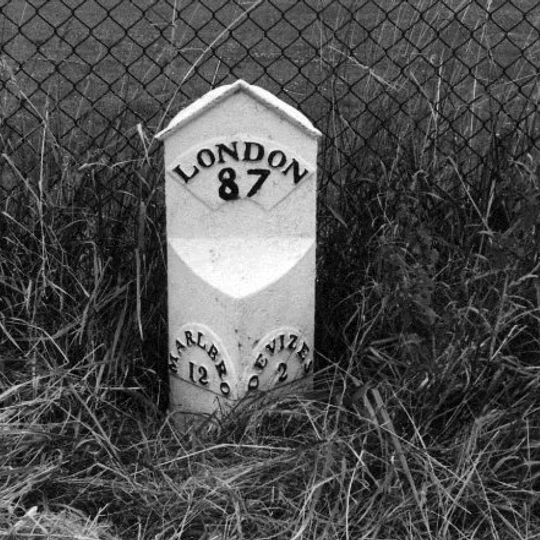 Milestone By Entrance To Old Barracks