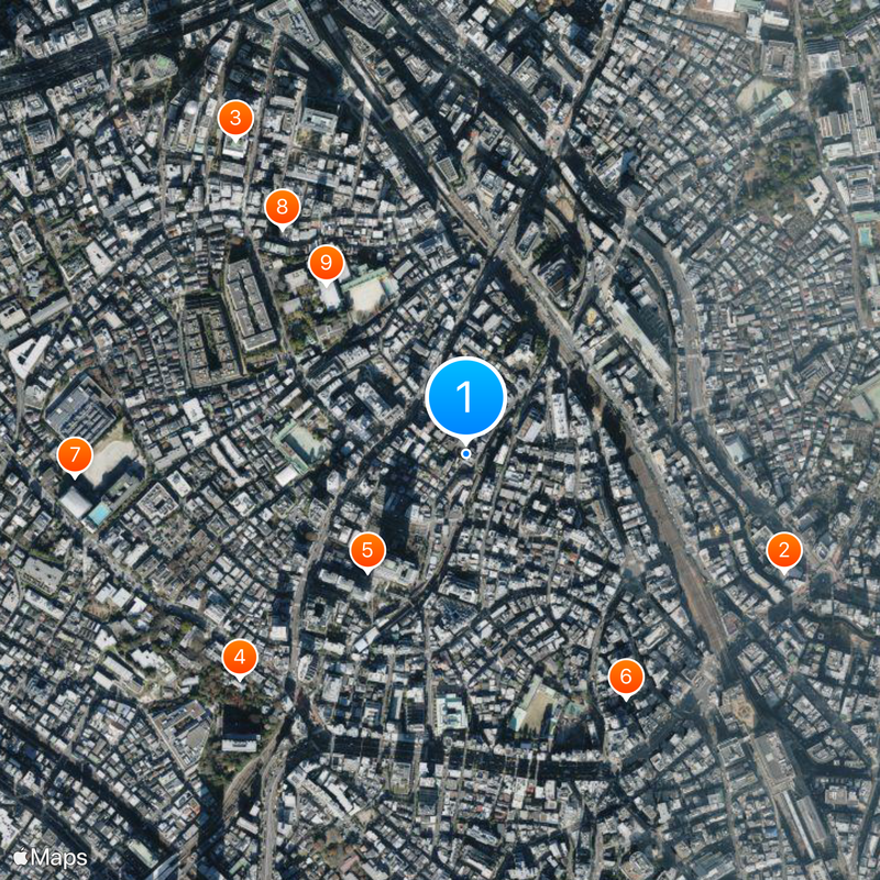 Daikanyamachō Mappa