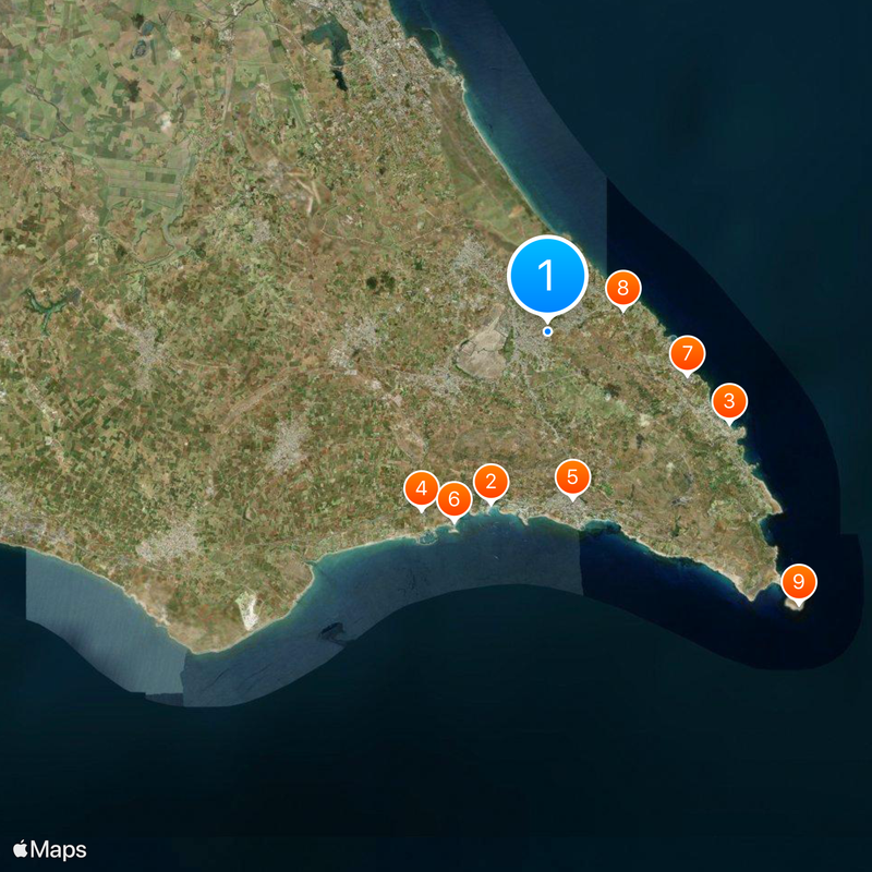 District de Famagouste Carte