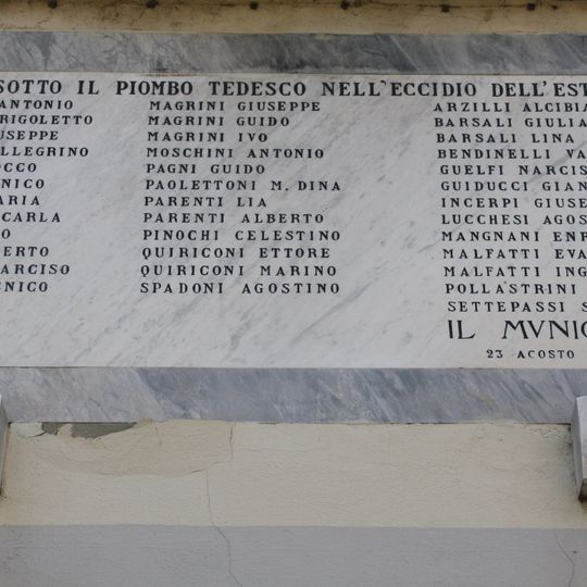 Lapide monumentale ai caduti dell'Eccidio dell'estate 1944