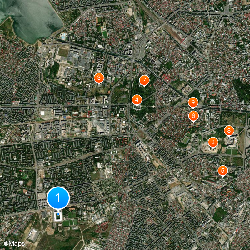 Stadionul Steaua Map