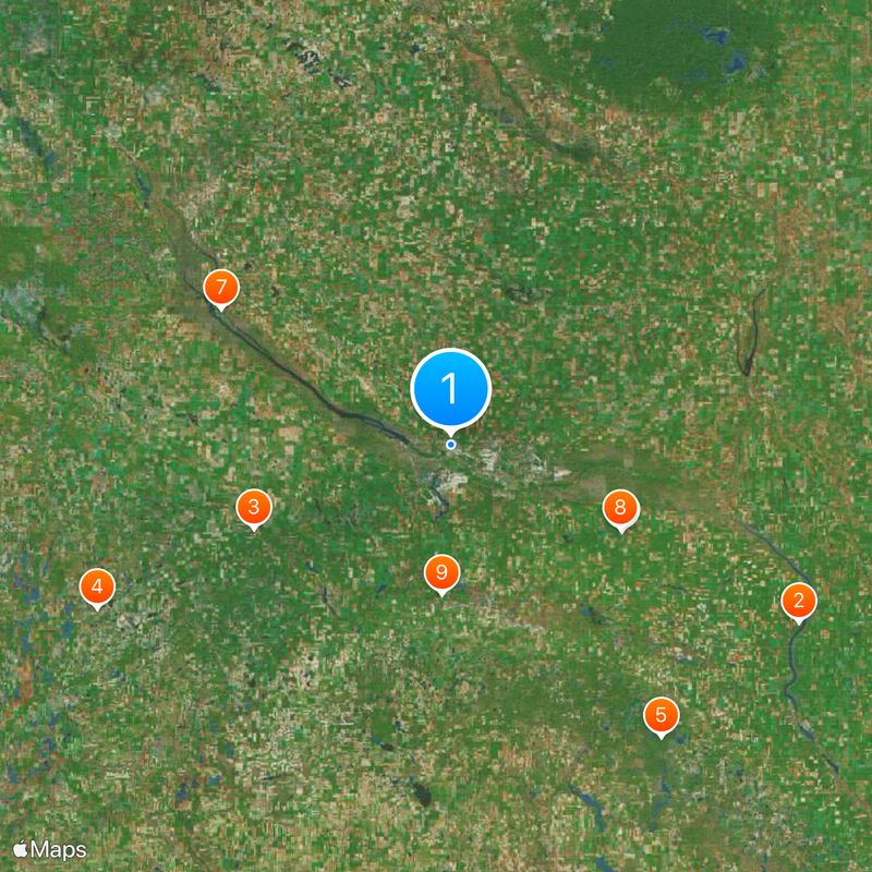 Estevan Map