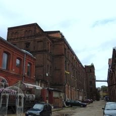 Budynek apretury (z przybudówką, płukalnią, łącznikiem i maszynownią)