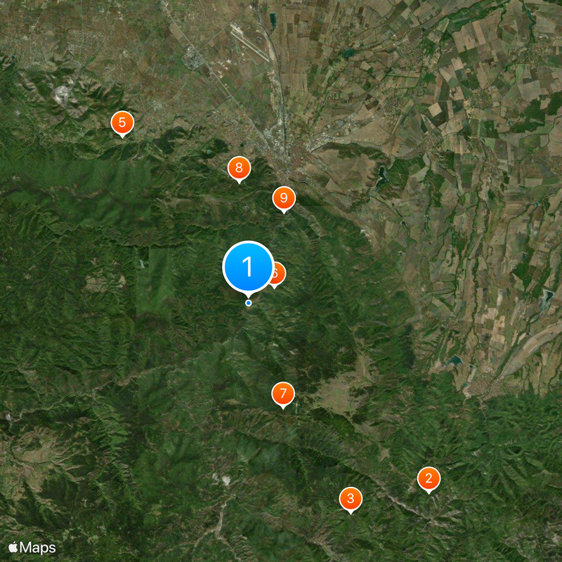 Bachkovo Monastery Mapa