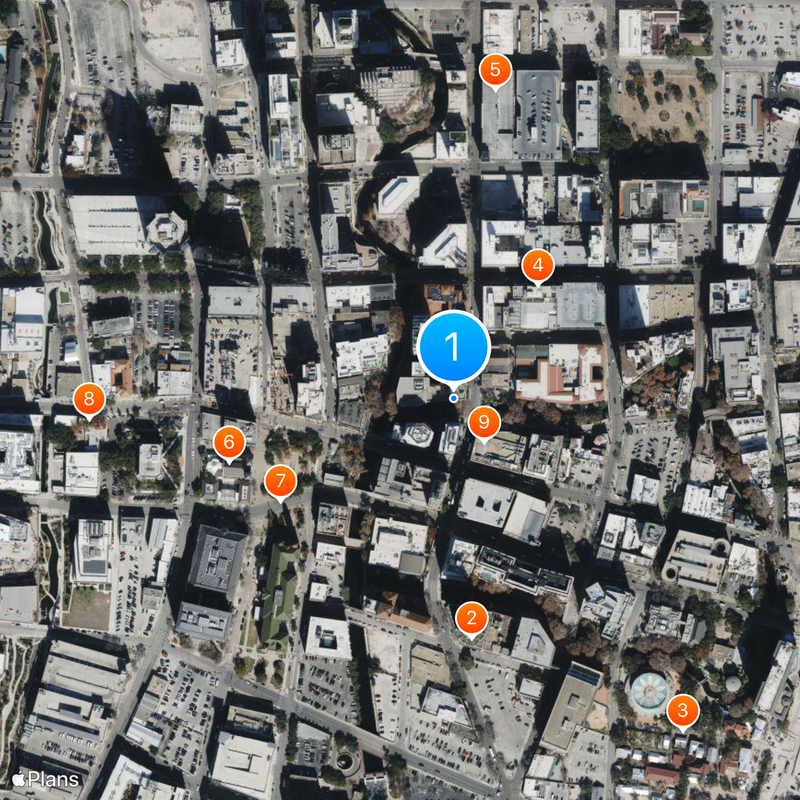 San Antonio River Walk Carte