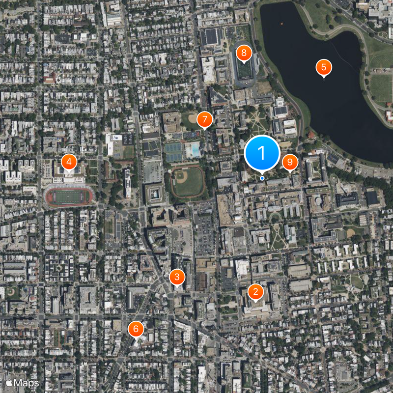 Howard University Map
