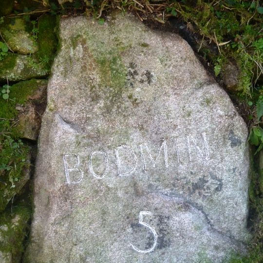 Guidestone, opp. Higher Penstroda farmhouse