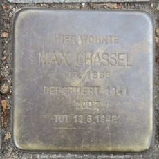 Stolperstein dedicated to Max Chassel