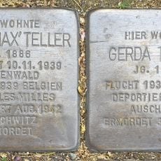 Stolperstein em memória de Gerda Teller