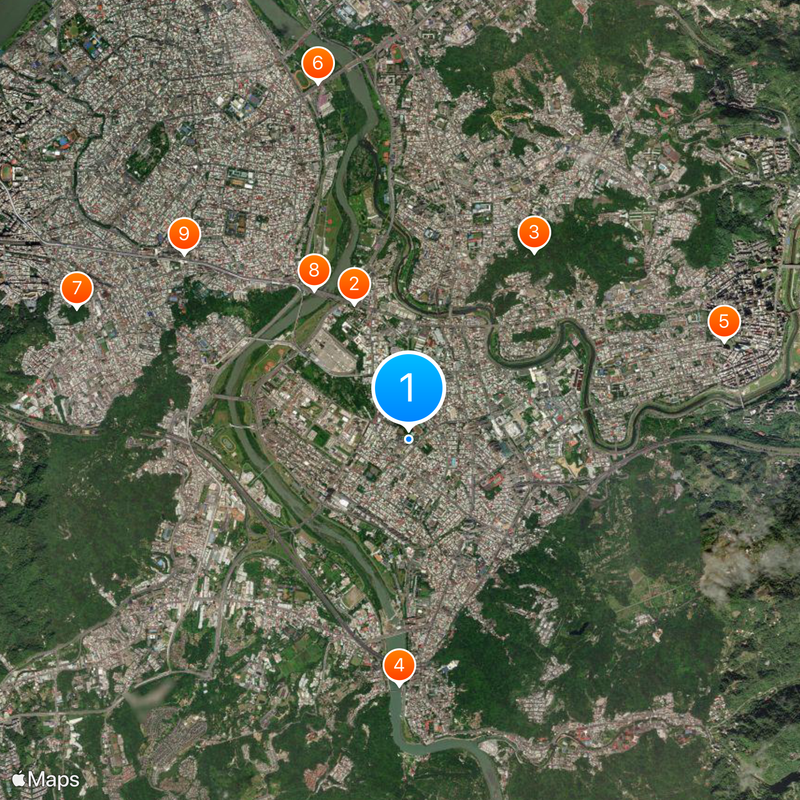 Cardinal Tien College of Healthcare and Management Map