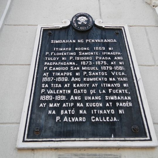Church of Peñaranda historical marker