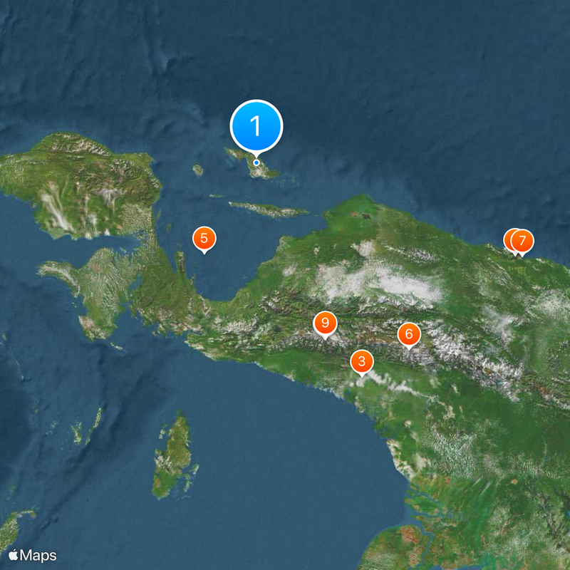 Biak Island Map
