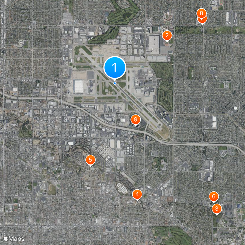Long Beach Airport Map