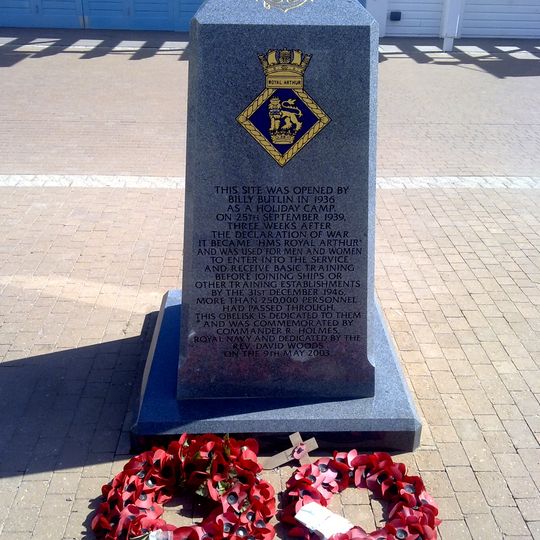 HMS Royal Arthur War Memorial, Skegness