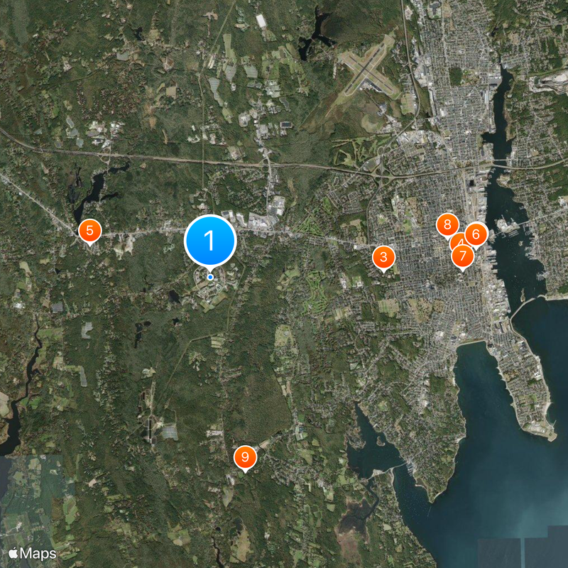 University of Massachusetts Dartmouth Map