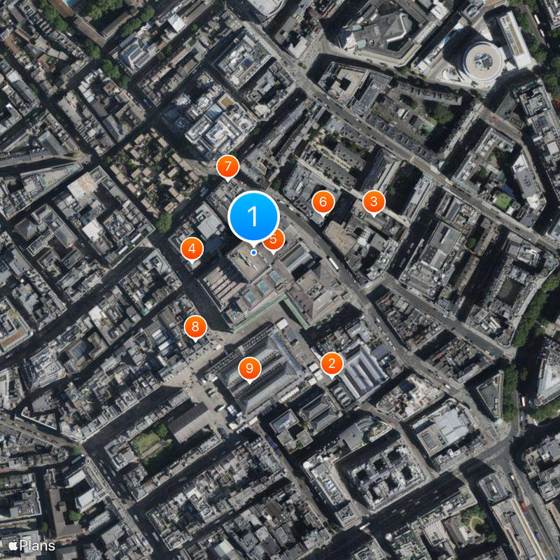 Royal Opera House Mapa