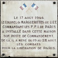 Commemorative plaque