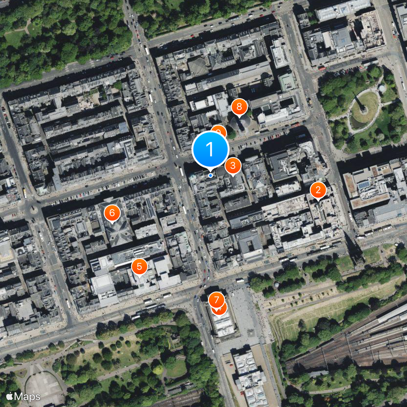 Royal Society of Edinburgh Map