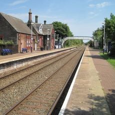 Footbridge At Aspatria Station
