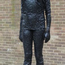 Portrait figure of Elisabeth Frink