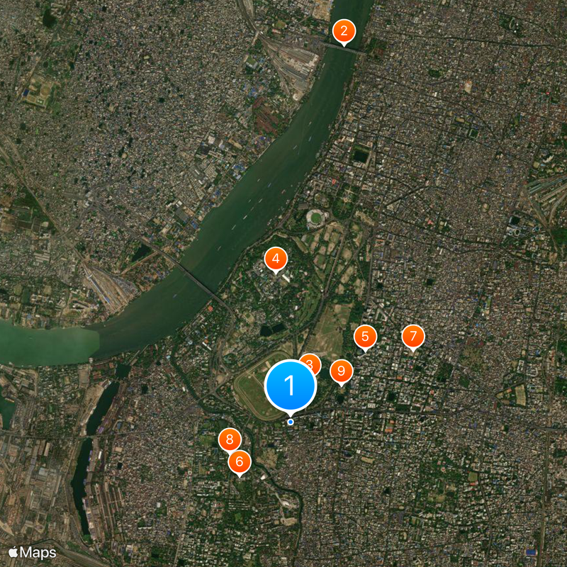 IPGMER and SSKM Hospital Map