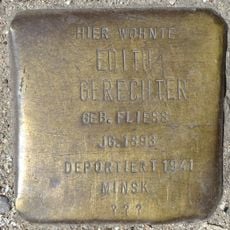 Stolperstein dedicated to Edith Gerechter