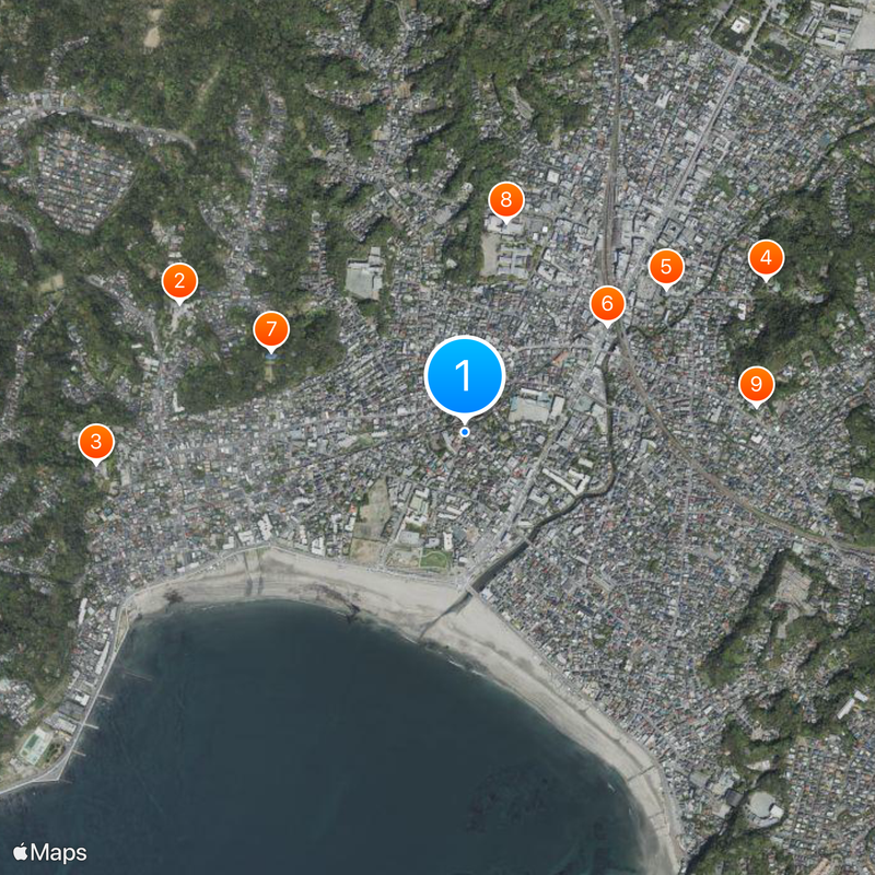 Yuigahama Map