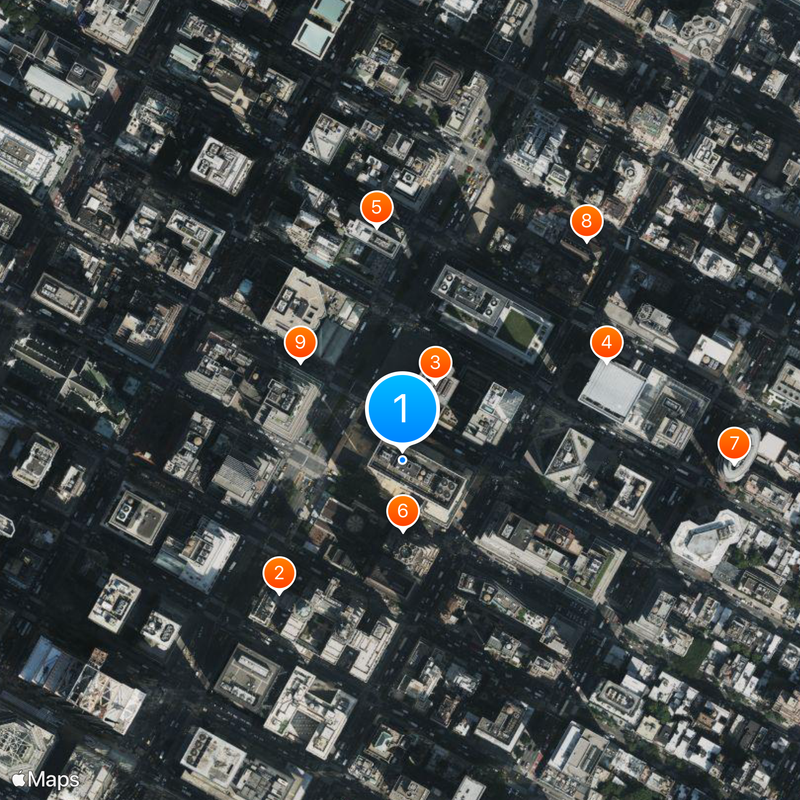 345 Park Avenue Karte