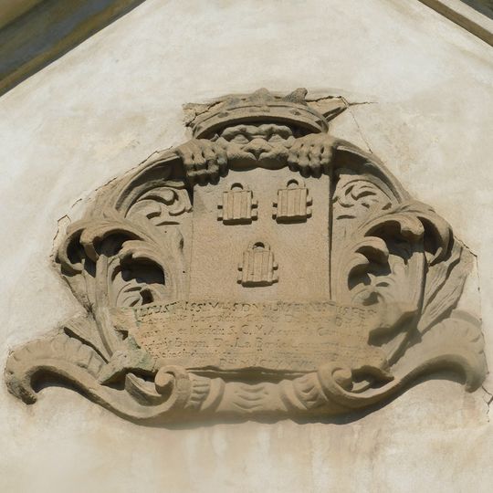 Deska na paměť založení špitálu v Kounicích